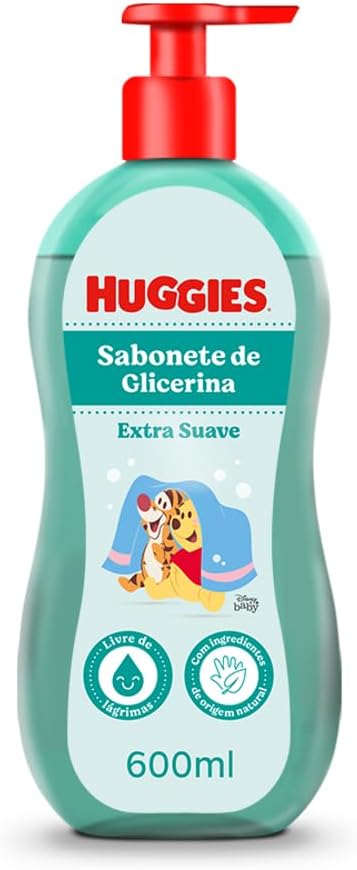 HUGGIES Sabonete Líquido Huggies Extra Suave - 600Ml