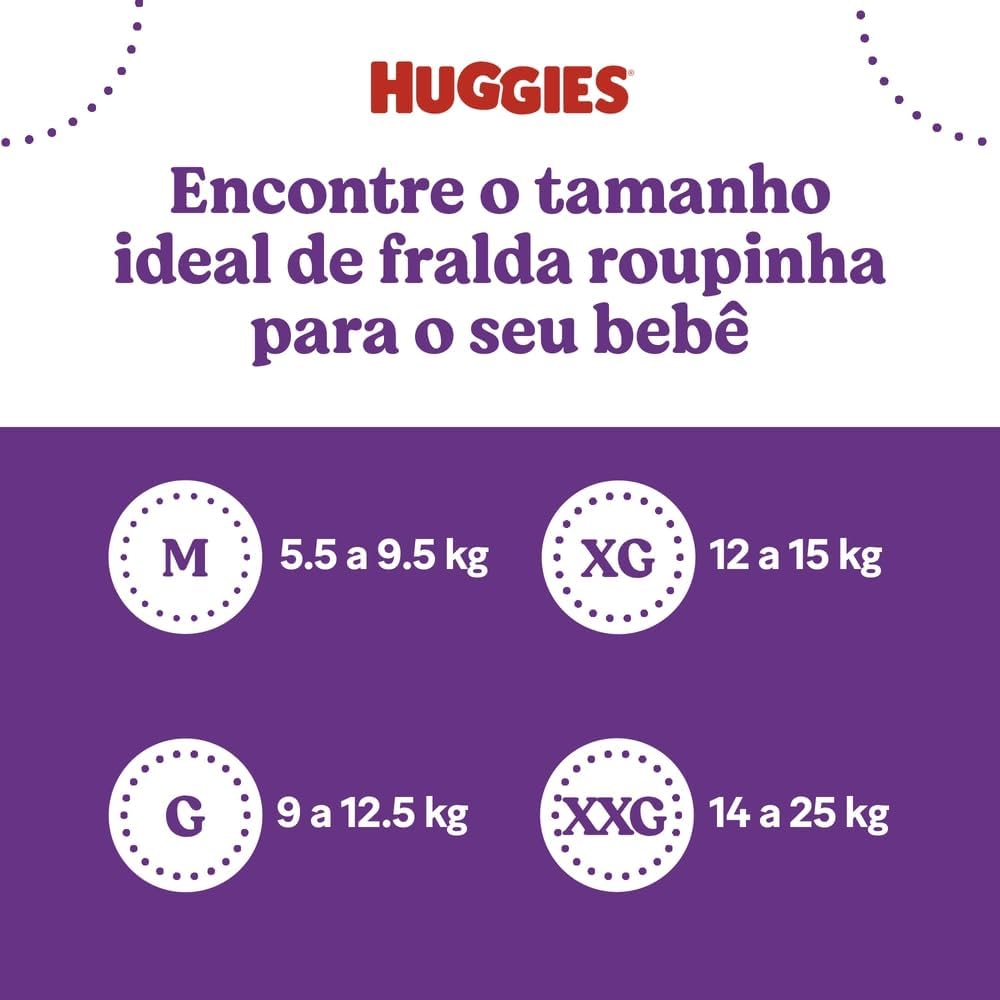 Huggies Fralda Roupinha Supreme Care XG 64 Un