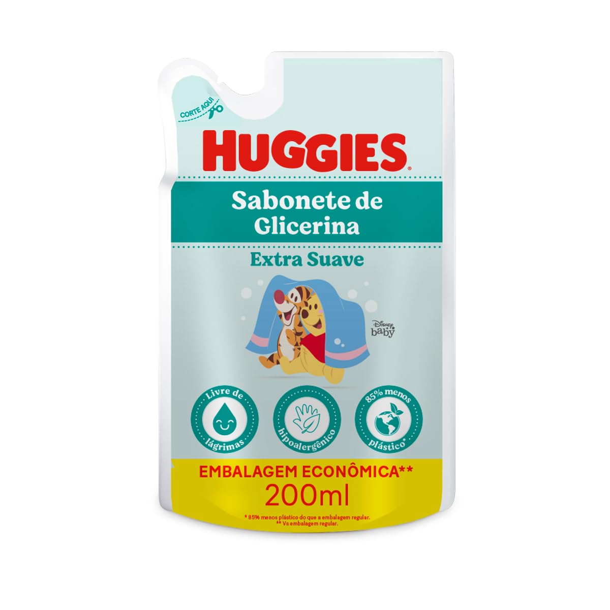 HUGGIES Sabonete Líquido Huggies Extra Suave - 600Ml