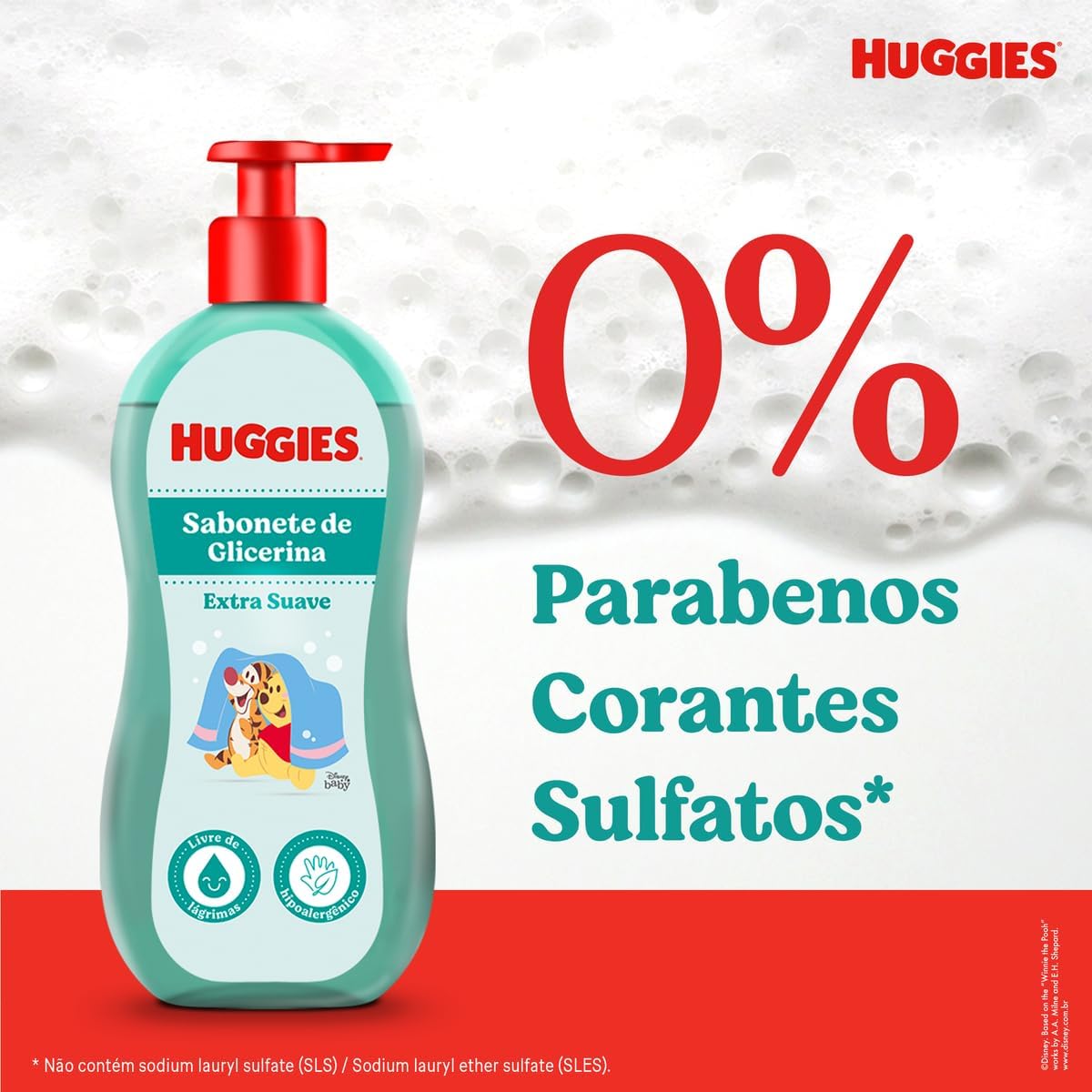 HUGGIES Sabonete Líquido Huggies Extra Suave - 600Ml
