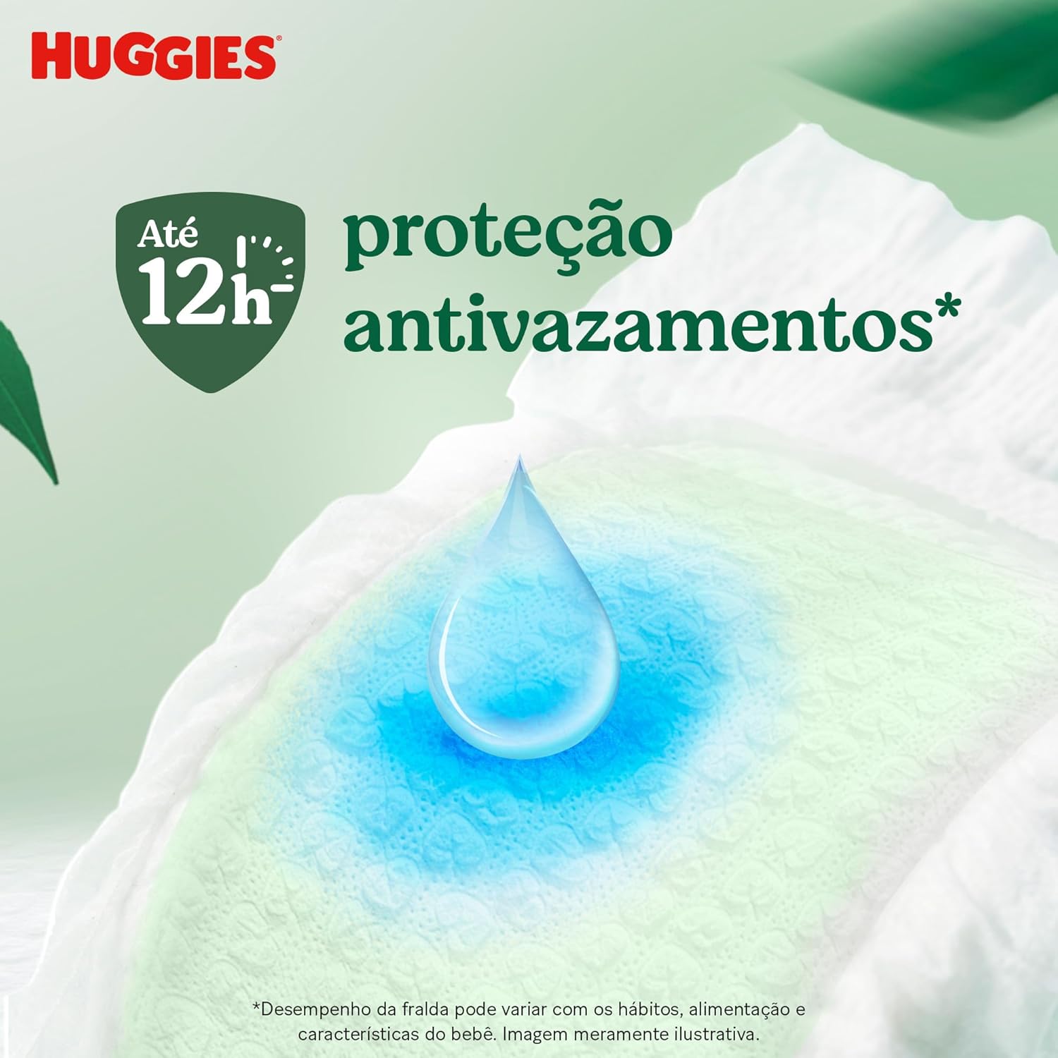 Huggies Fralda Premium Natural Care RN 34 Un (Embalagem pode variar)