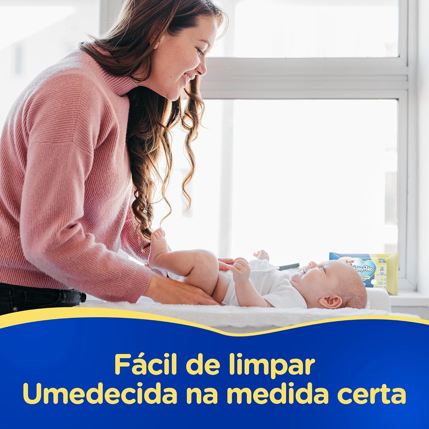 MamyPoko Lenços Umedecidos Dia&Noite 500 Unidades