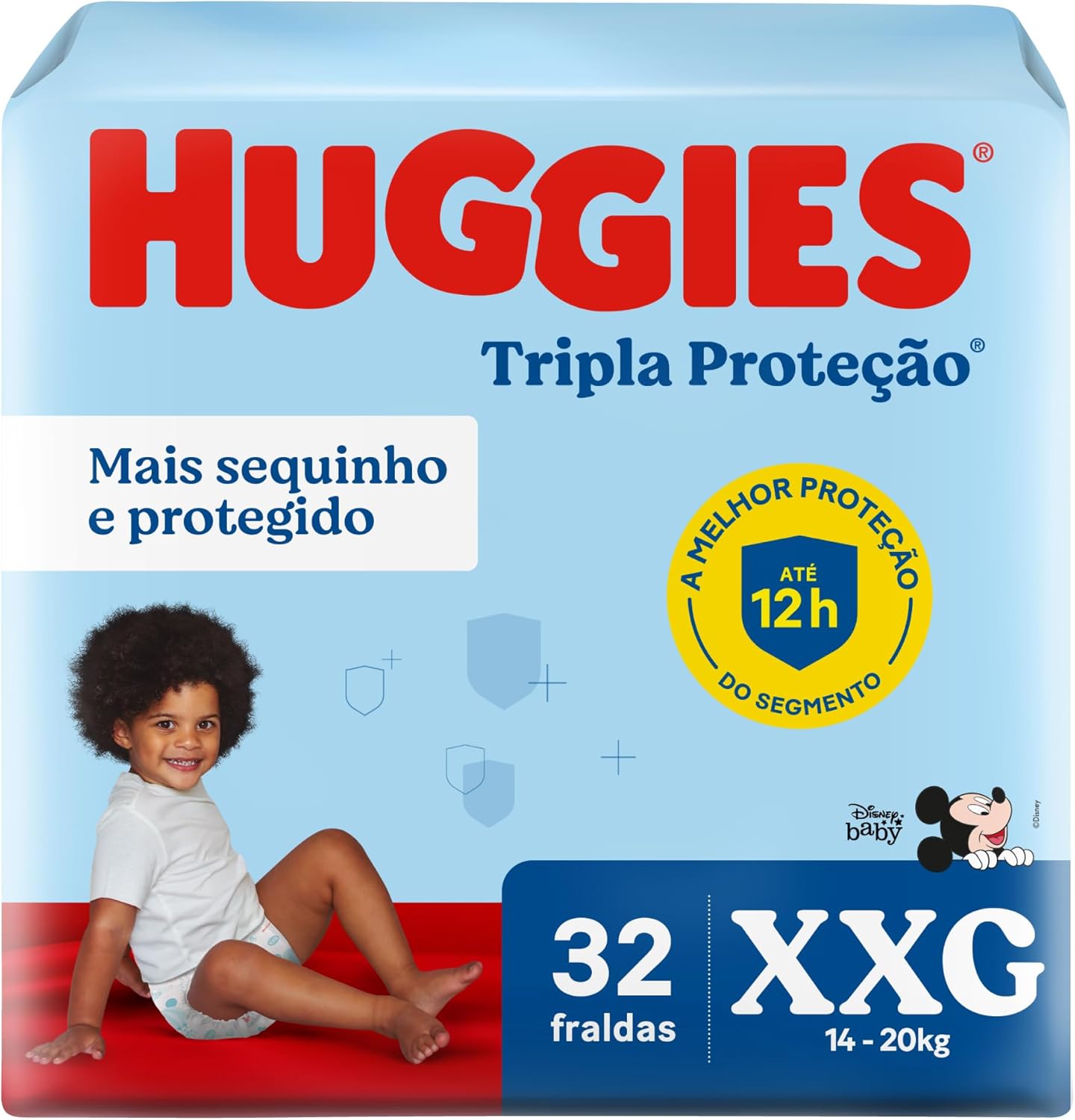Huggies Fralda Tripla Proteção XXG 32 Un