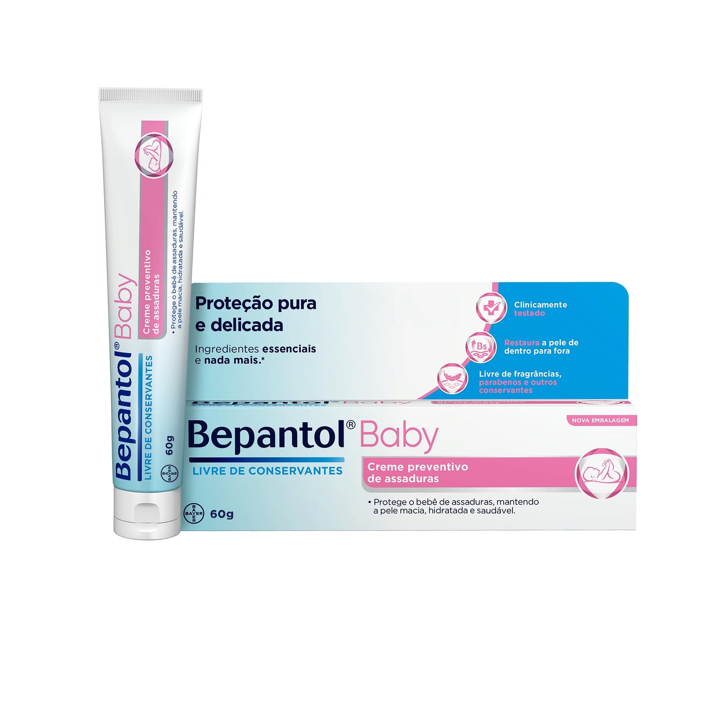 Bepantol Baby Pomada Assadura Bebe 120g Hipoalergênica