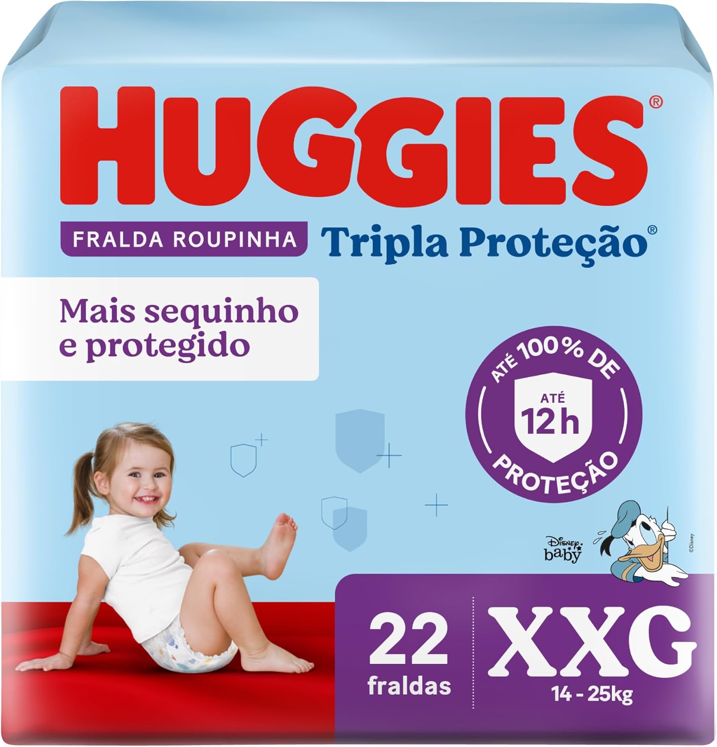 HUGGIES Fralda Tripla Prot. Roup. Xxg - 22Und