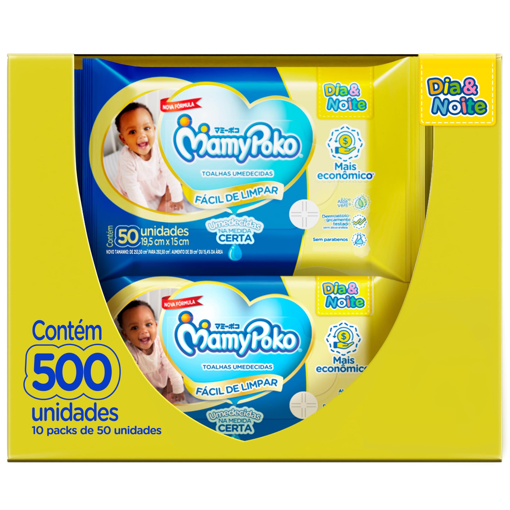 MamyPoko Lenços Umedecidos Dia&Noite 200 Unidades