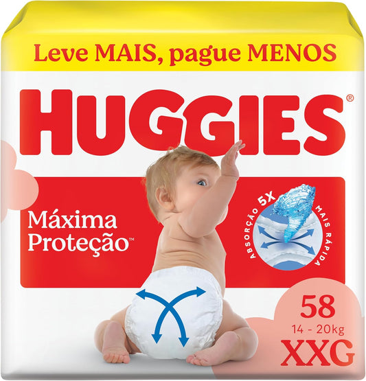 Huggies Fralda Supreme Care XXG 58 Un
