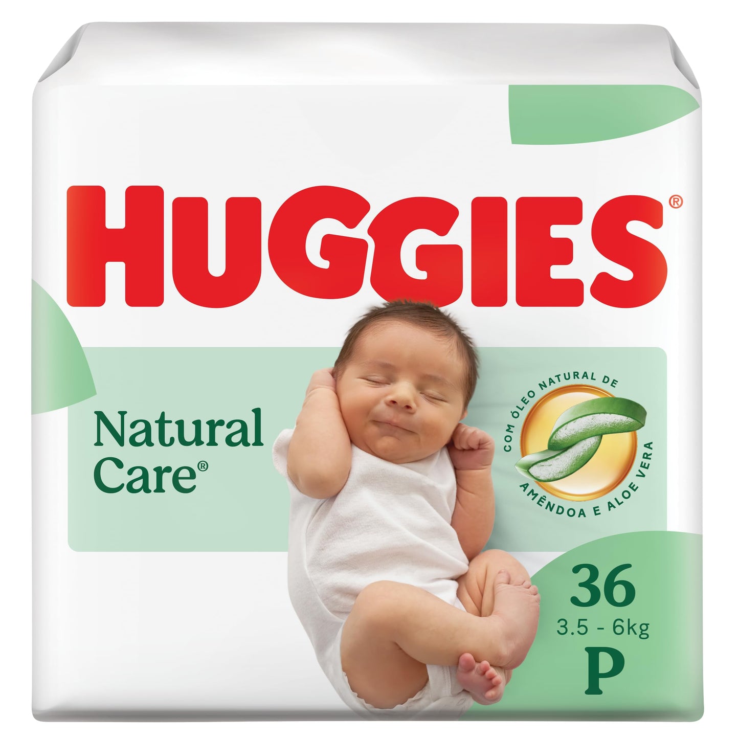Huggies Fralda Premium Natural Care RN 34 Un (Embalagem pode variar)